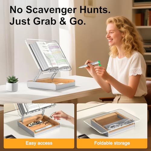 Book Stand with Storage