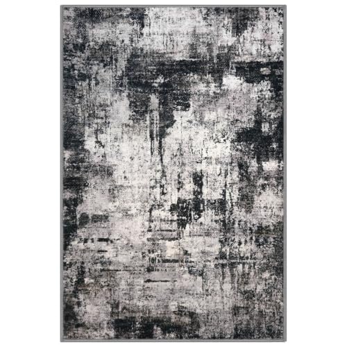 Abstrac Washable Rugs for Entryway