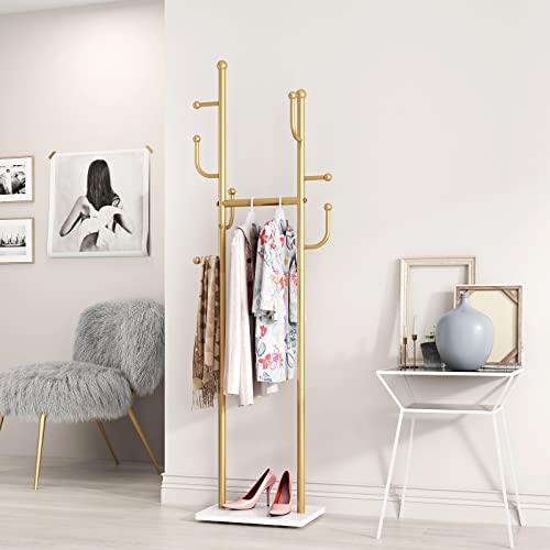 Coat Racks Metal Coat Rack Freestanding with Hooks
