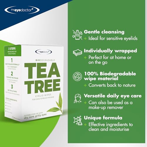 Tea Tree Oil Eyelid Wipes