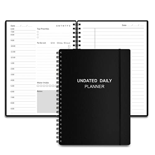 Undated Daily Planner A4 A5 3 Color