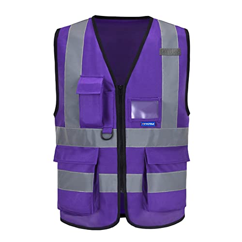 21 colors High Visibility Reflective Work Safety Vest XS