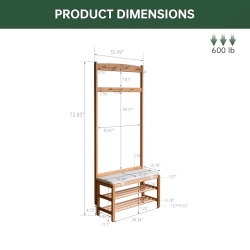 Oak Coat Rack