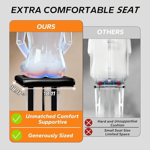 Steel Electric Floor Lift Chair with Wheels and PU Cushion