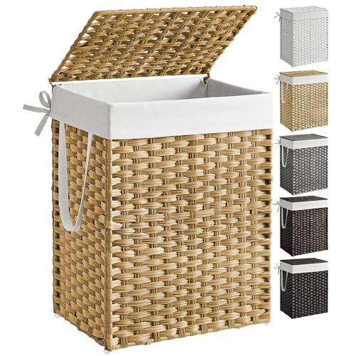 Slim Laundry Hamper with Lid