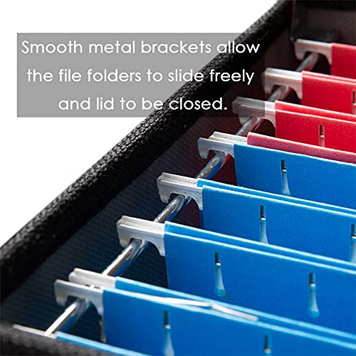 File Box with Metal Brackets