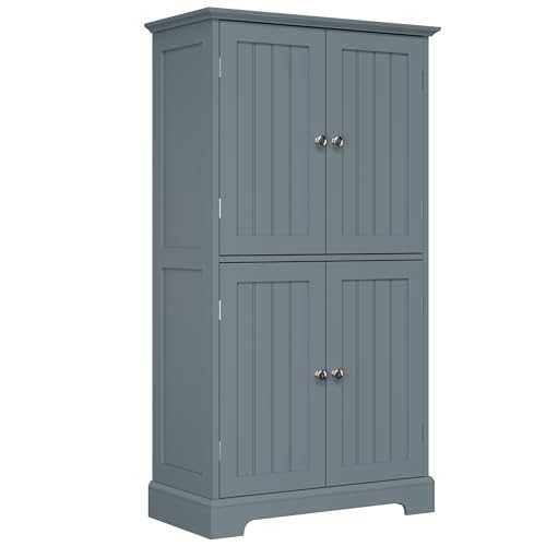 Bathroom Floor Storage Cabinet with Doors