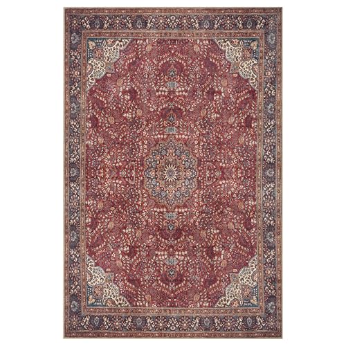 Machine Washable Area Rug with Non