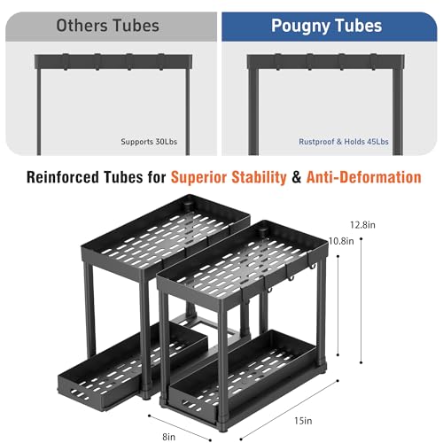2 Pack Pull Out Storage Organizers