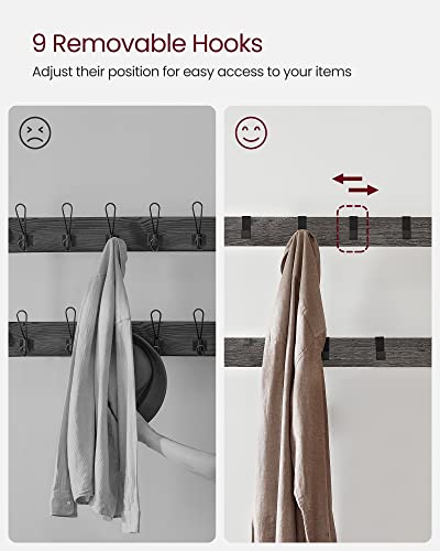 Coat Rack Hall Tree with Shoe Bench for Entryway