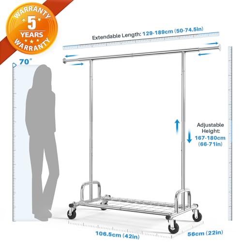 Collapsible Clothing Garment Rack