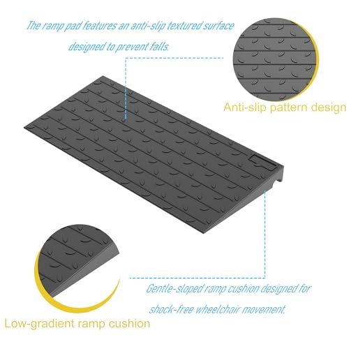 Heavy Duty Rubber Threshold Ramp