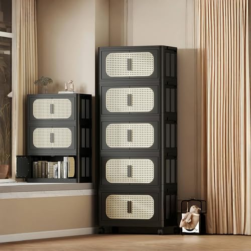 5 Tiers Folding Storage Cabinet