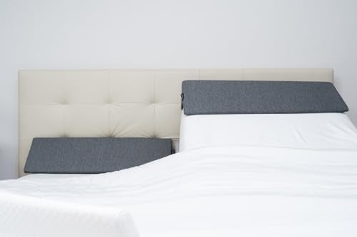 Bed Wedge Pillow for Headboard Gap Up to 7"