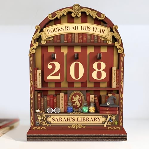 Personalized Books Read This Year Counter