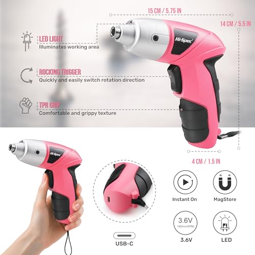 Small Electric Screwdriver with Driver Bits