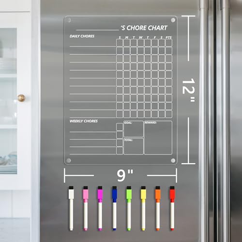 Acrylic Magnetic Calendar for Fridge