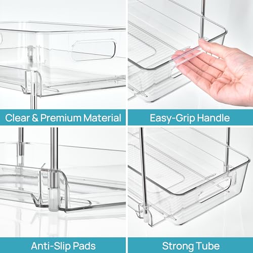 4 Pack Bathroom Organizer