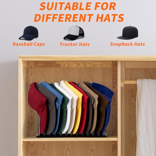 Hat Organizer for Baseball Caps