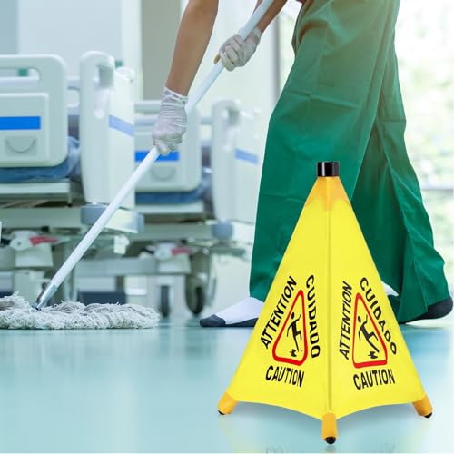 Pop up Wet Floor Sign with Storage Tube