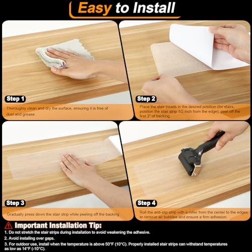 Clear Non Slip Stair Treads Tape