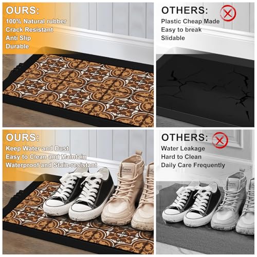 Boot Tray Shoe Mat Decorative Patterned
