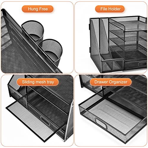 Desk Organizer with File Holder