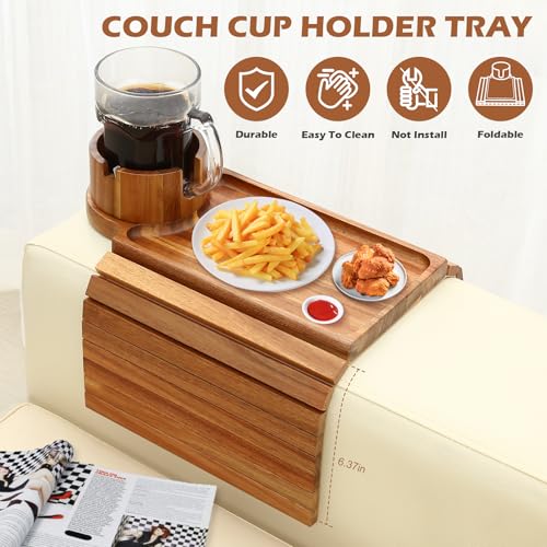 Couch Cup Holder Tray