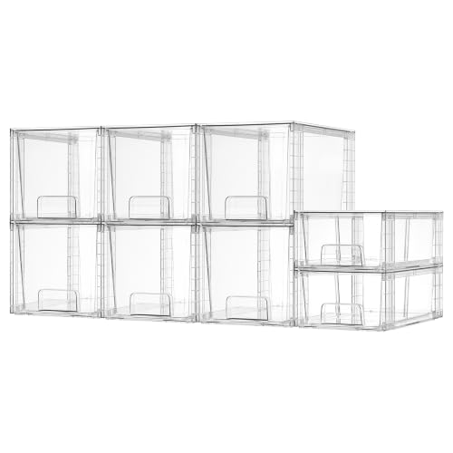 Easily Assemble Clear Storage Dawers Set