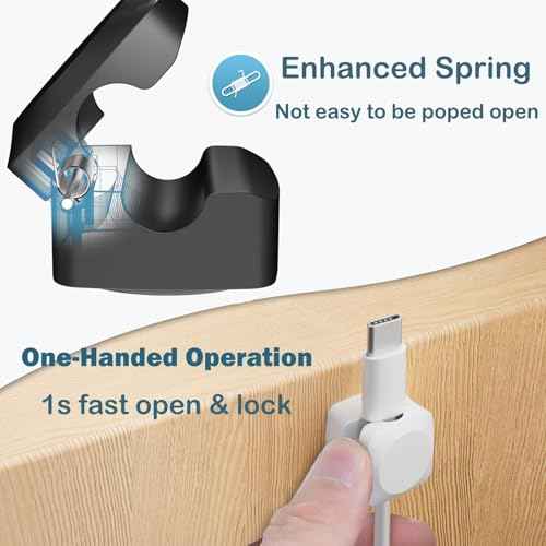 Cord Holder for Nightstand