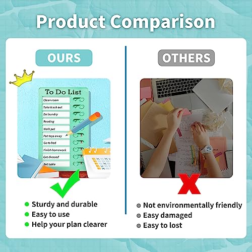 4 Pieces Chore Chart for Kids Multiple Kids