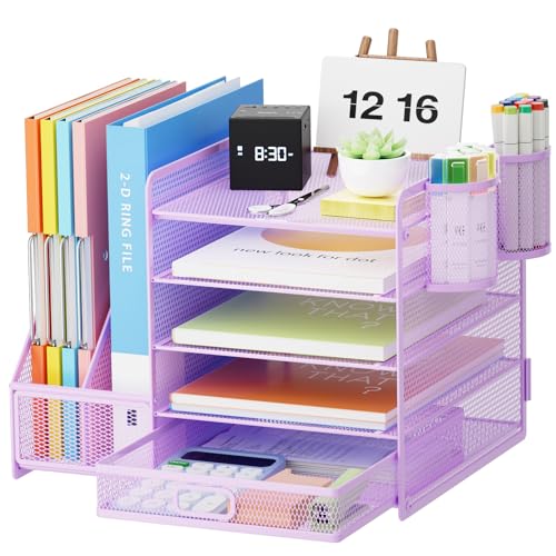 Desk Organizer with File Holder