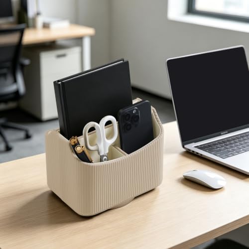 360° Rotating TV Remote Control Holder Desk Remote Organizer