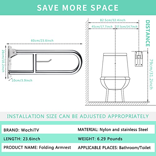 Stainless Toilet Safety Rails