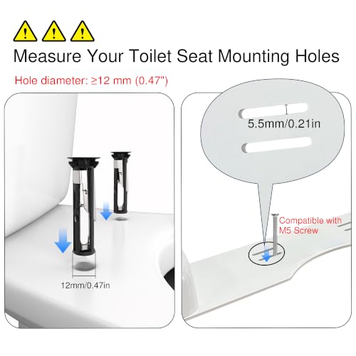 Toilet Safety Rails for Seniors with Flip