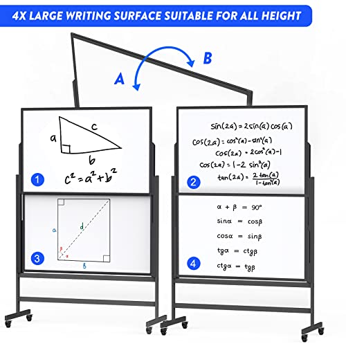 Dry Erase Whiteboard Height Adjustable