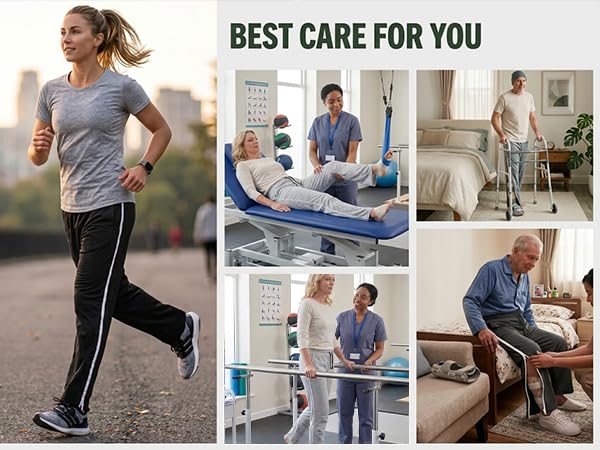 Unisex Tearaway Pants with 2 Side Zippers Snaps for Post Surgery Men Cotton Rip Off Breakaway Pant for Hip Replacement