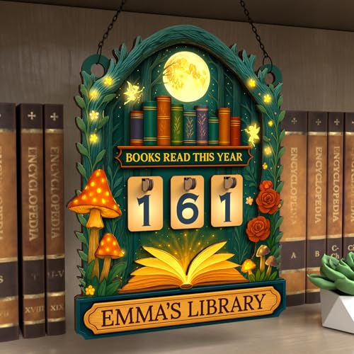 Personalized Books Read This Year Counter