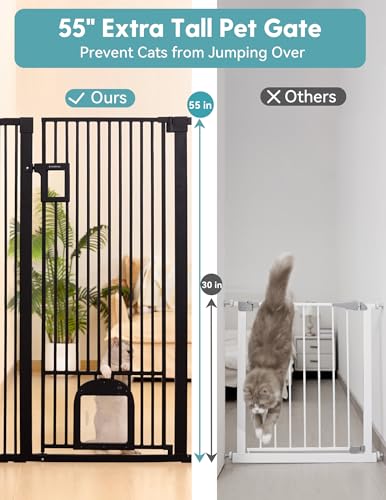 Extra Tall Cat Gate for Doorway