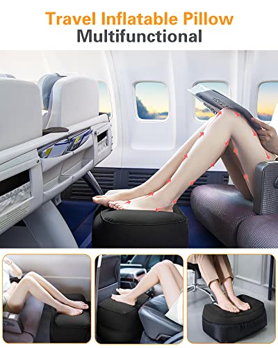 Inflatable Foot Rest Pillow for Travel