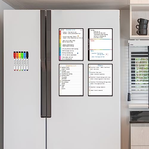 Magnetic Dry Erase Calendar Whiteboard Set