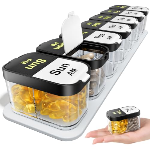 Extra Large Pill Organizer 2 Times A Day