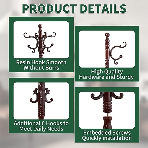 Coat Rack Coat Rack Freestanding for Entryway