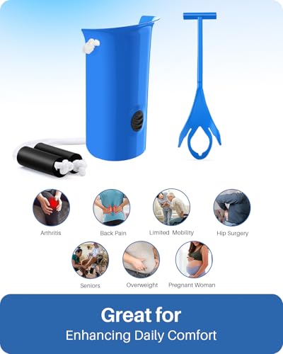 Sock Aid Kit Flexible Sock Aid Device with Long Rope