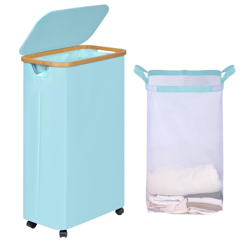 Laundry Basket with Wheels