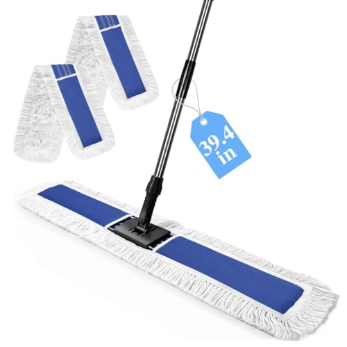 Flat Mop with Stainless Steel Handle
