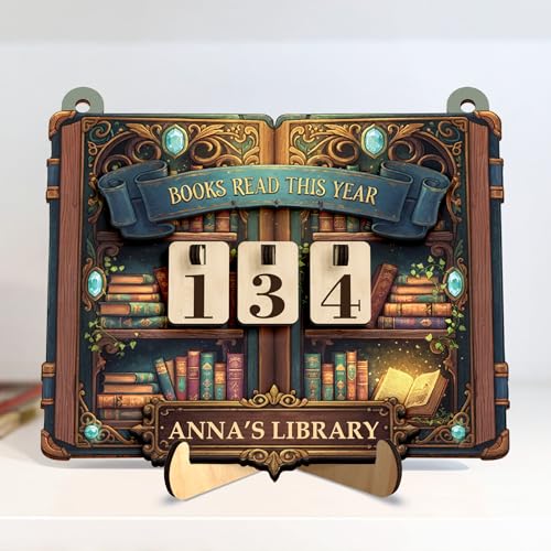 Personalized Books Read This Year Counter