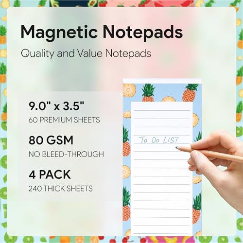 Magnetic Notepads for Refrigerator
