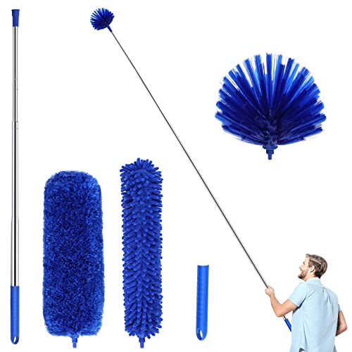 Microfiber Dusters w 2 Handle Sets