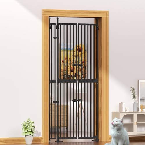 75″ Extra Tall Cat Gate for Doorway